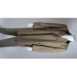 A large quantity of gentleman's designer clothing, to include a Crombie overcoat, sports jackets