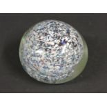 A late Victorian large paperweight, 10cm high