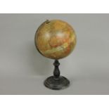 A Geographia 8in terrestrial globe, 36cm high overall