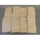 Approximately sixty Imperial Press envelopes, containing single and multiple press publicity