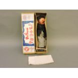 A Pelham Puppet, Parson, with opening mouth, in brown cardboard box with lid and instructions