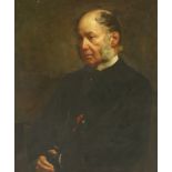 Cyrus Johnson (1848-1925)PORTRAIT OF GEORGE SCOVELL ESQSigned, inscribed and dated February 1877