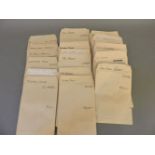 Thirty Imperial Press envelopes, containing single and multiple photograph colour slides,