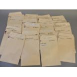 Approximately forty Imperial Press envelopes, containing single and multiple press photograph colour