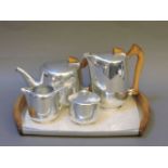 A Picquot ware tea and coffee set