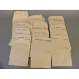 Approximately forty-four Imperial Press envelopes, containing single and multiple press photograph