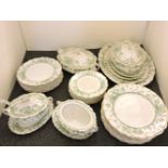 A quantity of late 19th century Royal Doulton 'Raby' pattern dinner ware