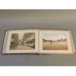 An album of 19th century black and white and colour albumen plates of France