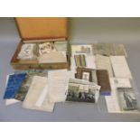 Militaria and WW1 collection, including trench maps, orders, air views, photo 1914-1928, medals