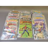 A collection of Marvel 'The Spectacular Spider Man' comics