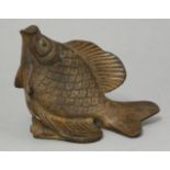 A bronze fish,by Édouard-Marcel Sandoz, signed and inscribed 'Susse Fr Edn Paris',10.5cm
