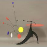 *Manuel Marin (Spanish, 1942-2007),untitled, 2005, a painted steel mobile, signed 'M Marin',56cm