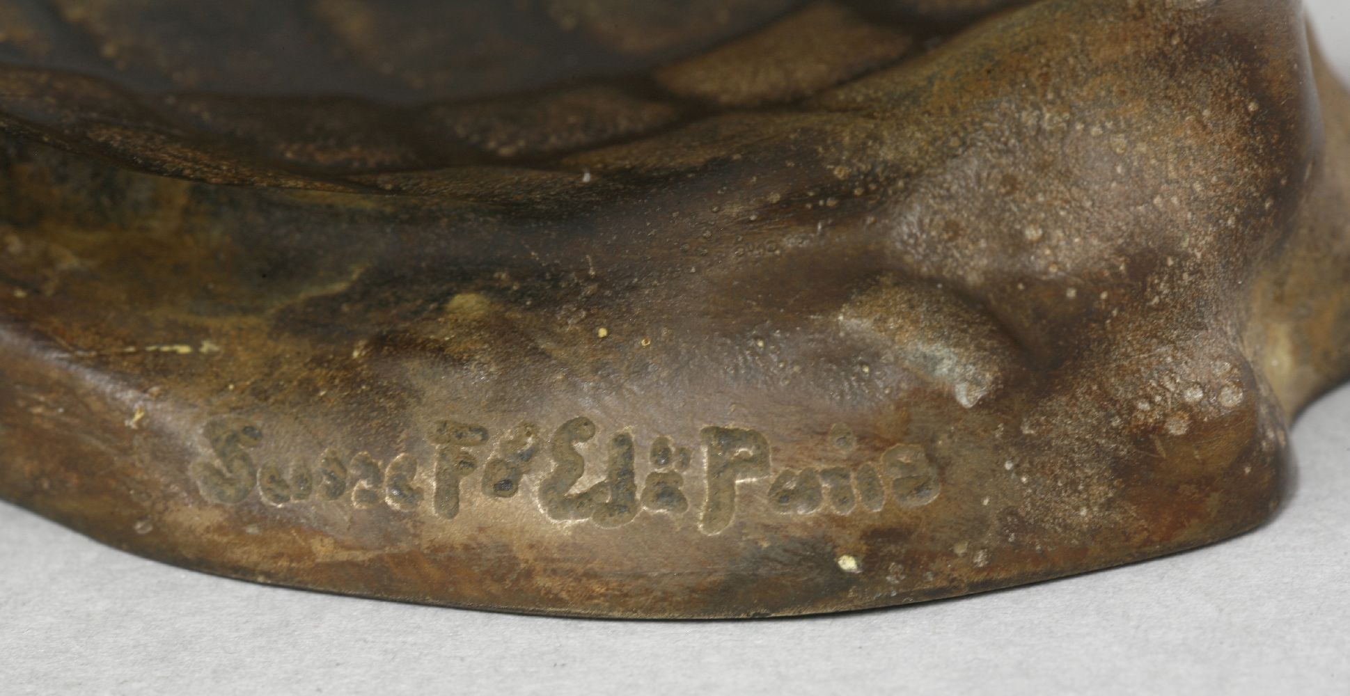 A bronze fish,by Édouard-Marcel Sandoz, signed and inscribed 'Susse Fr Edn Paris',10.5cm - Image 3 of 3