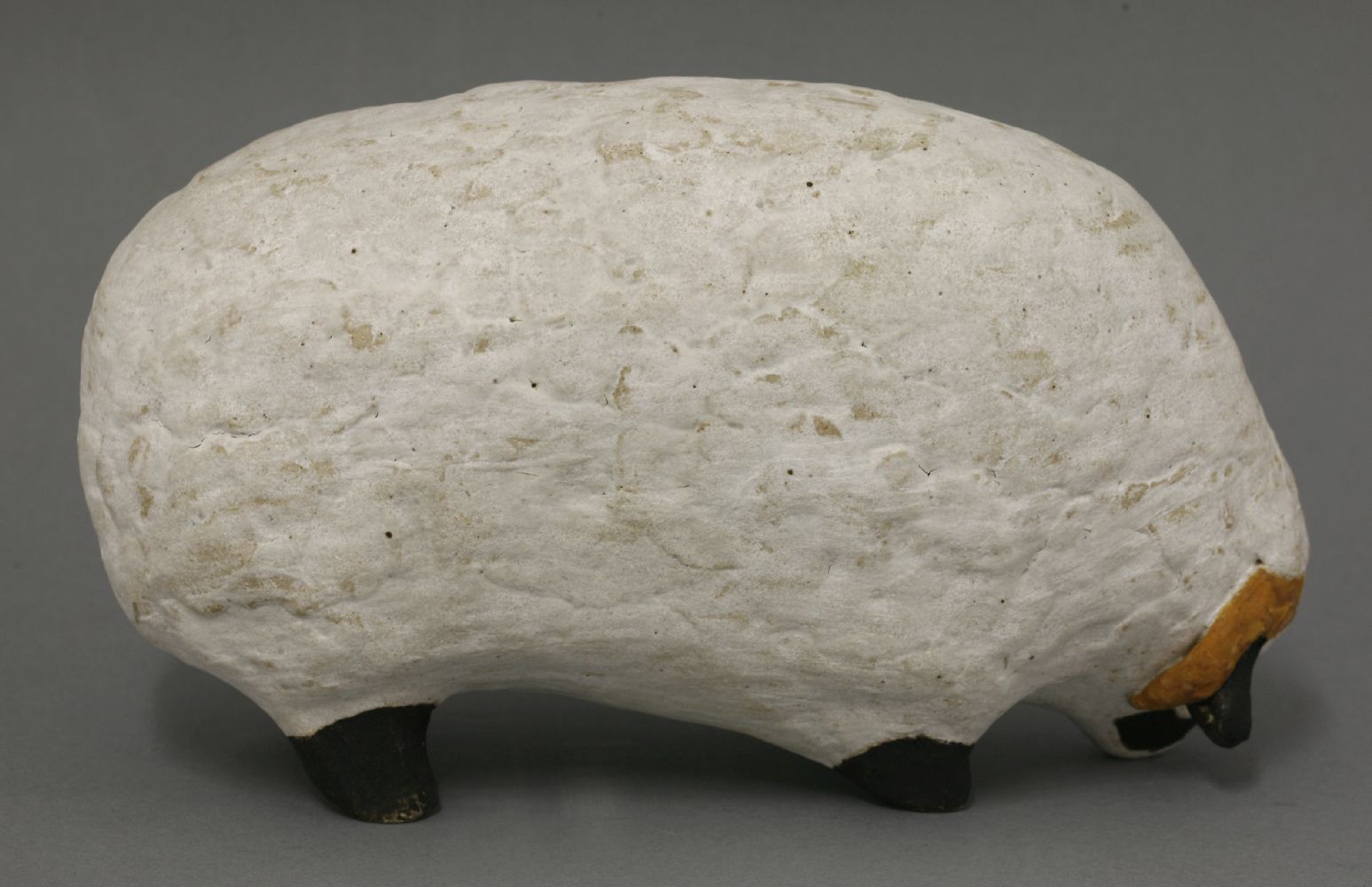 *A stoneware ram,by Rosemary Wren (1922-2013) and Peter Crotty (b.1943), signed with initials,21cm - Image 2 of 3