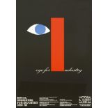 'Eye for Industry, Royal Designer for Industry, 1936-86',colour lithographic poster, designed by
