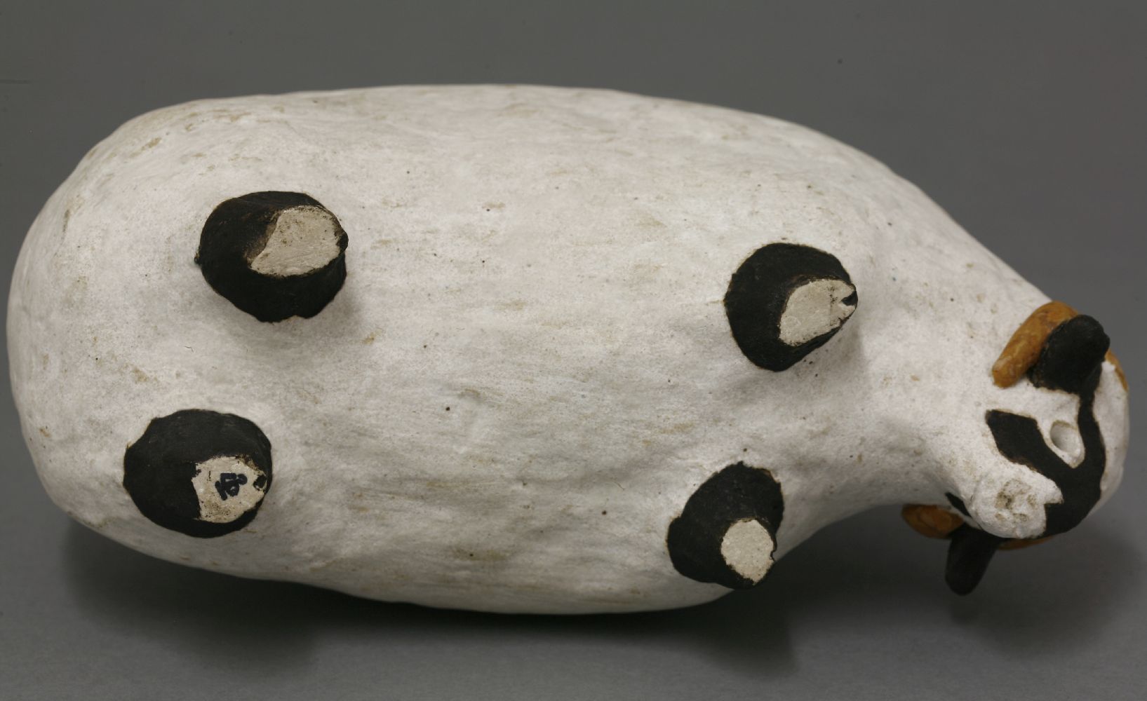 *A stoneware ram,by Rosemary Wren (1922-2013) and Peter Crotty (b.1943), signed with initials,21cm - Image 3 of 3