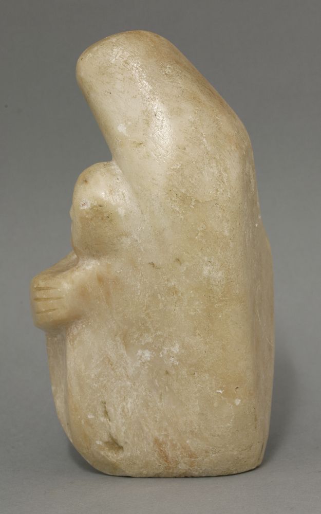 Mother and Childalabaster, unsigned,20.5cm high - Image 3 of 3