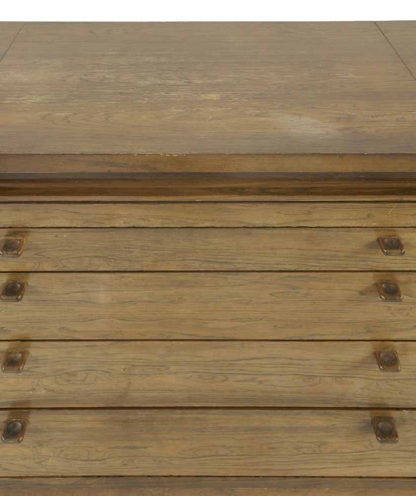 An Archie Shine rosewood 'Granville' sideboard,the four central drawers flanked by cupboards, the - Image 4 of 5