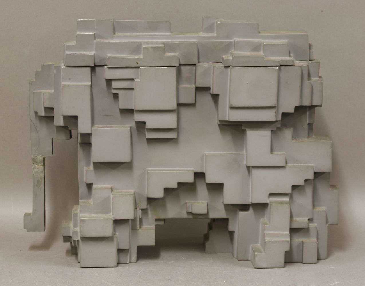 A Nairn Flooring advertising elephant,by Eduardo Paolozzi (1904-2005), numbered 278/3000, trunk