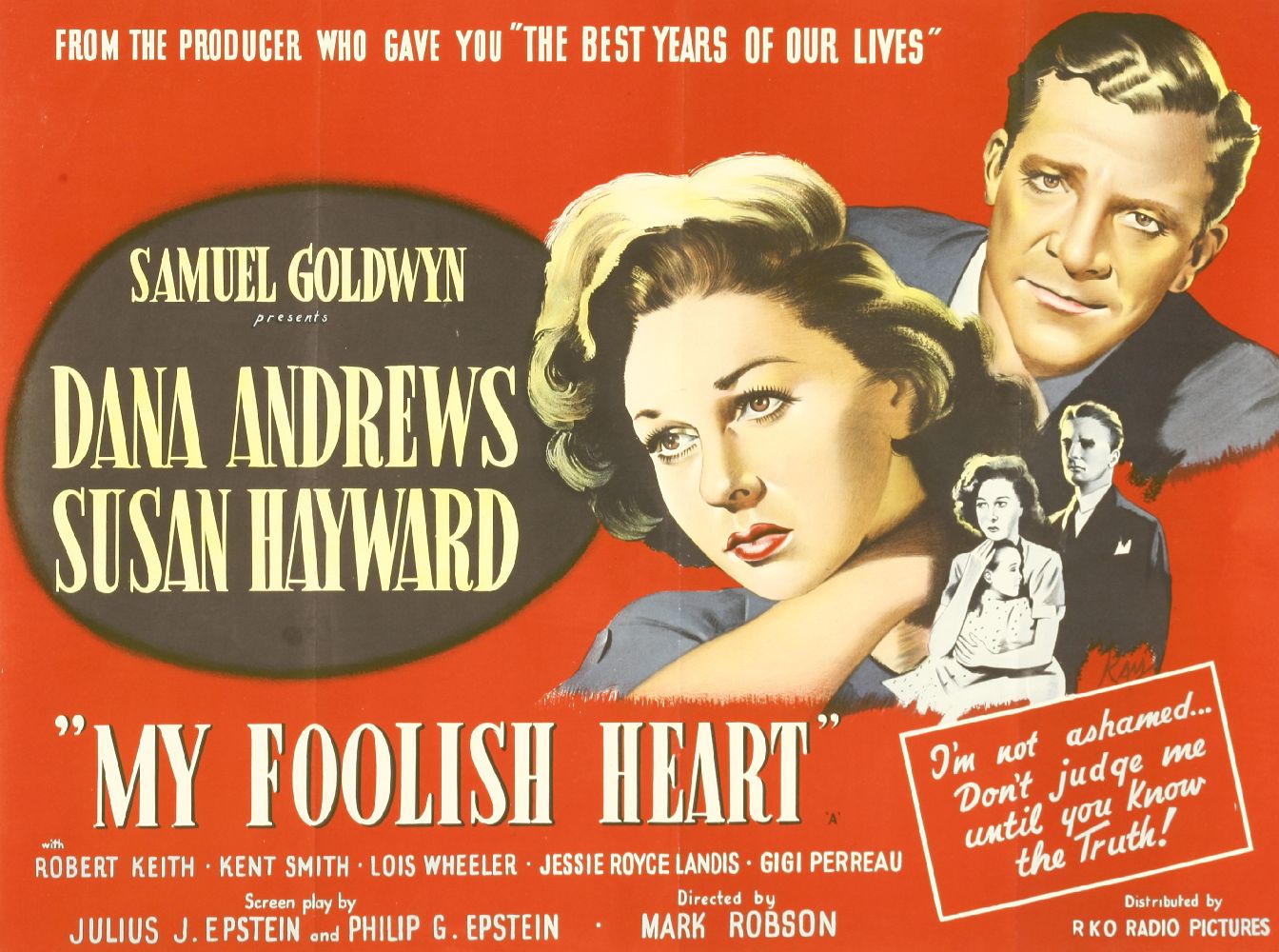 Two film posters,'Wonderman' and 'My Foolish Heart', 76 x 101cm, andanother double-sided poster,'Buy