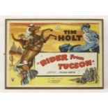 Two movie posters,'Rider From Tucson',printed by Stafford and Co., 'South PacIfic Trail',Republic
