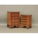 Two reproduction cabinets