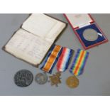 A group of WWI war medals, comprising Great War and Victory medals, 1914-1915 Star awarded to Pte
