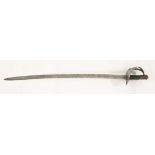 A 19th century Continental cavalry trooper's sword, stamped to blade W & Co., together with