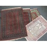 Four various Oriental carpets