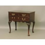 A mahogany lowboy