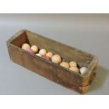 Seventeen Victorian ivory snooker balls, largest 4.5cm diameter