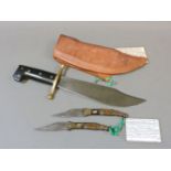 A Collins No 18 Carlson's Raider 'Gung Ho' knife, these were originally issued to the 2nd Raider