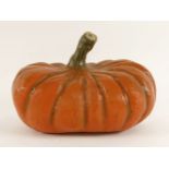 *Nettie Firman (contemporary)'LARGE ORANGE PUMPKIN'Bronze resin, signed and numbered 'NF 2/7'24cm