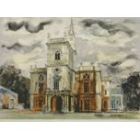 *John Piper CH (1903-1992)'FLINTHAM HALL' (Levinson 279)Screenprint in colours, 1977, signed in