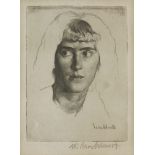 *Gerald Leslie Brockhurst RA (1890-1978)'PHEMIE'Etching, signed in pencil l.r.10 x 7.3cmand