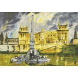 *John Piper CH (1903-1992)THE DUCHENE FOUNTAIN, BLENHEIM (Levinson 418)Screenprint in colours, 1989,