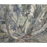 *Edward Bawden RA (1903-1989)'HELIGAN JUNGLE'Signed l.r., watercolour52.5 x 61cm*Artist's Resale