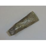 A Scandinavian or possibly Danish Neolithic polished stone axe head, 12cm long