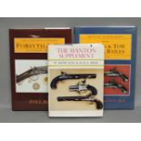 Three books on guns, 'The Manton Supplement', 'Griffin & Tow and W Bailes', 'Forsyth & Co'