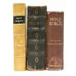 ILLUSTRATED BIBLES: 1. Brown's Self Interpreting Family Bible. L, Glough & Muir, nd, inscribed 1893.