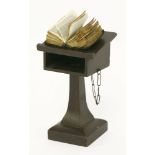 Miniature Chained Bible and Lectern:Glasgow, David Bryce and son, 1896, 1st edn. illustrated; full