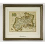 Robert Morden,The County of Monmouth,17th century map,34 x 41cm, andtwo smaller maps,