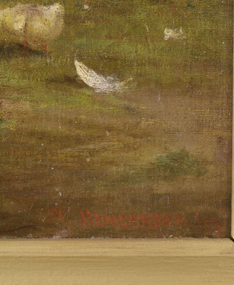 William Henderson (1844-1904)A WARNINGSigned and dated 1893 l.r., oil on canvas51 x 40.5cm - Image 4 of 4