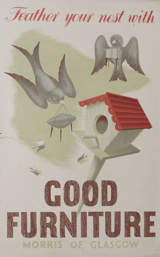 Two lithographic posters, 'Post Office Savings Bank, Keep Up Saving; Feather Your Nest', 'Good - Image 2 of 2