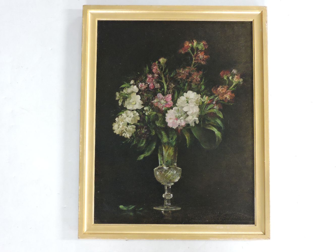 Jessie AlgieSTILL LIFE OF FLOWERS IN A GLASS VASEOil on canvas51 x 37cm