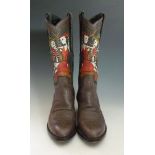 A pair of Céline 'Le Bals des Vampire' limited edition cowboy boots,size 36.5 (2)