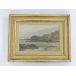 T... Parkins (19th century)FIGURES ON A BEACHSigned and dated 1885 l.l., oil on canvas19 x 29cm
