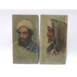 Marin ...ARAB STUDIESA pair, oil on panel29 x 16cm