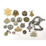 A German mother's cross, badges, livery buttons, etc