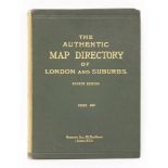 BAIN, J (editor):The Authentic Map Directory of London and Suburbs,Geographia, (1936), fourth edn.